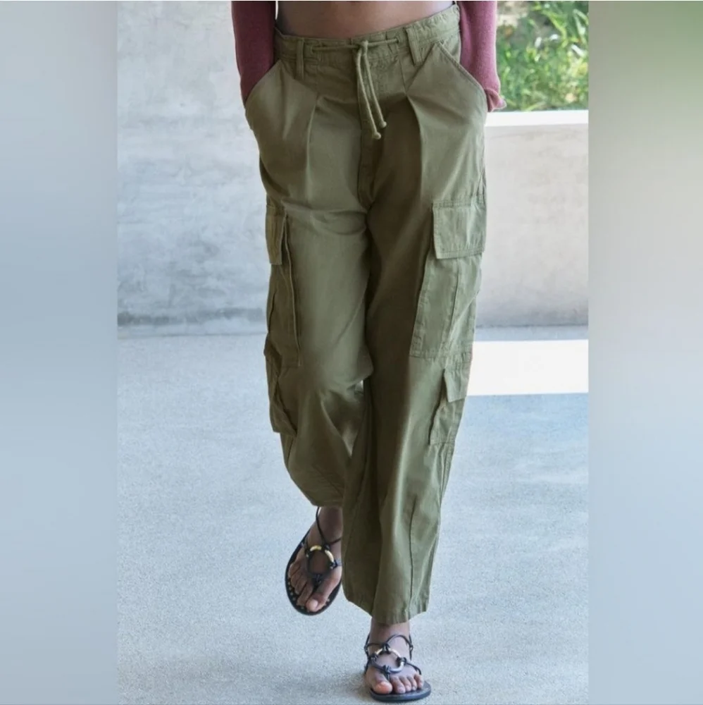LOOSE FIT CARGO PANTS ZW COLLECTION SIZE 36 - Picture 2 of 11